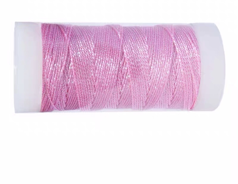 帛结3股幻彩金线金银股线红绳编织手链中国结diy材料包金丝线绳子细节图