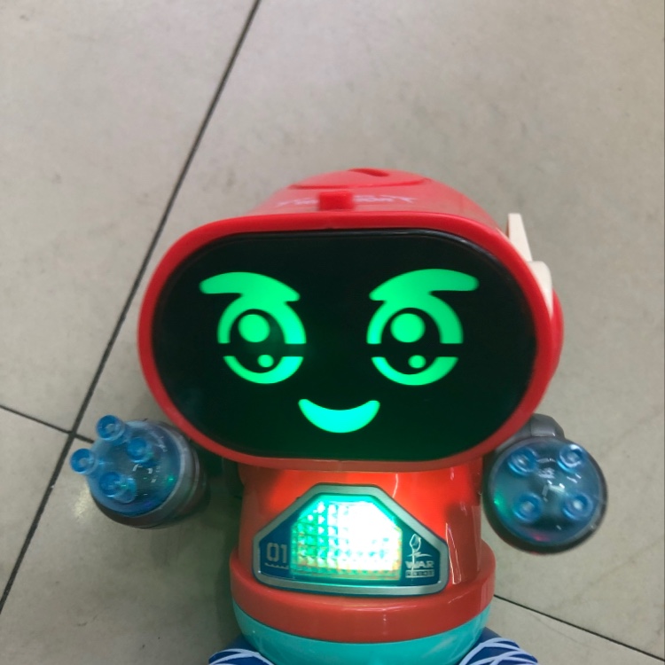 旭林玩具电动灯光音乐机器人模型玩具批发01