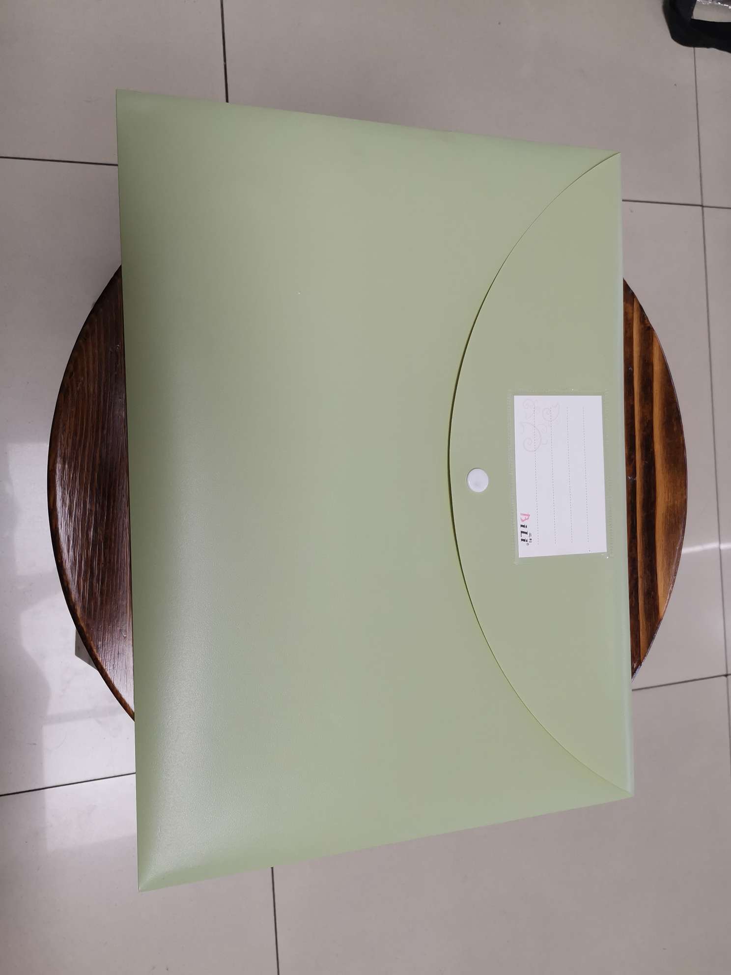 F10066F绿色文件袋细节图