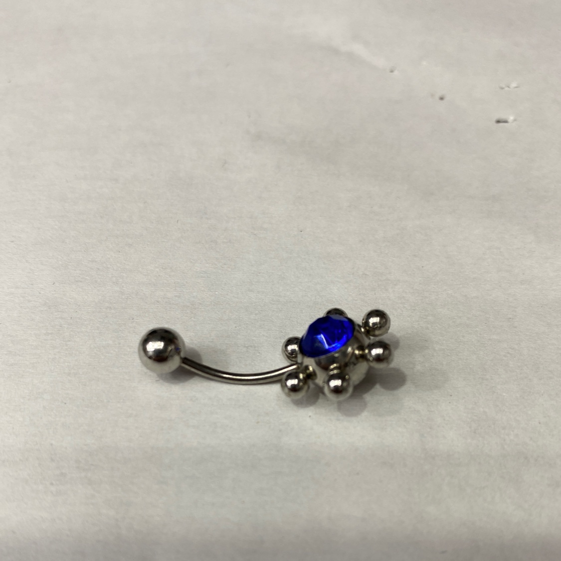 欧美爆红酷酷不锈钢肚脐钉简约个性潮流网红爆款穿刺饰品产品图