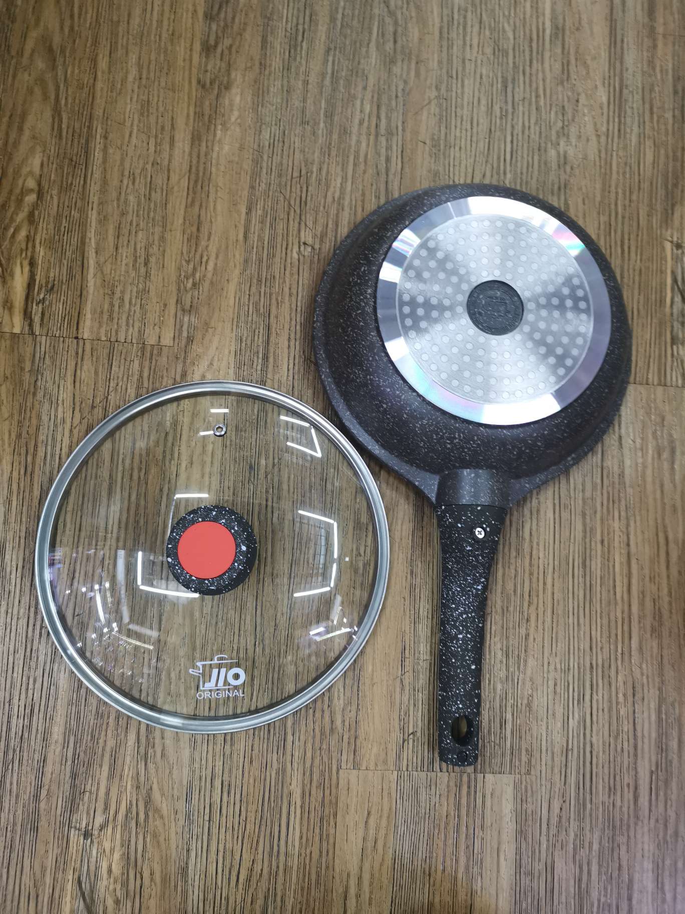A 26cm starry sky bottom flat-bottomed cooking pot details Picture