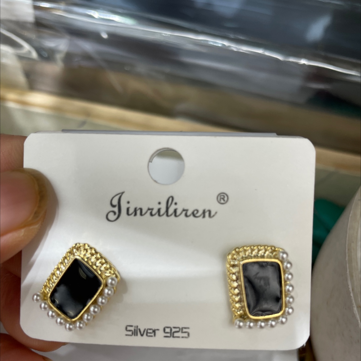Today beauty Korean version earrings pearl design style