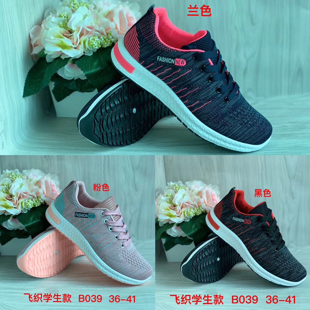 春夏季女士日常休闲韩版女鞋透气平底跑步鞋轻便旅游鞋单鞋