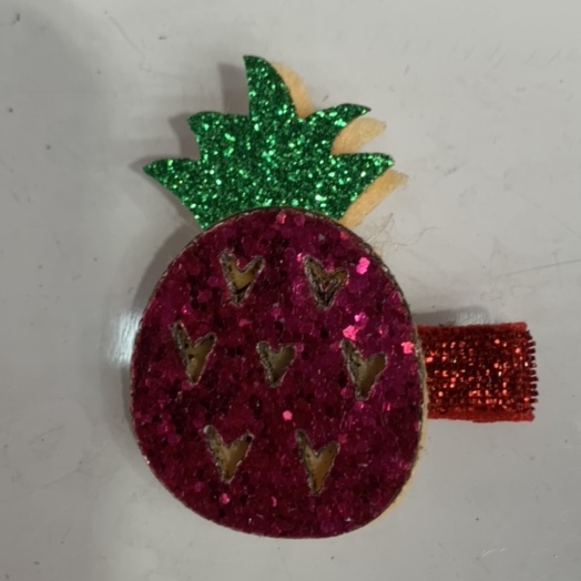 2021 new Korean strawberry ten onion powder hairpin plum Red 3471-22