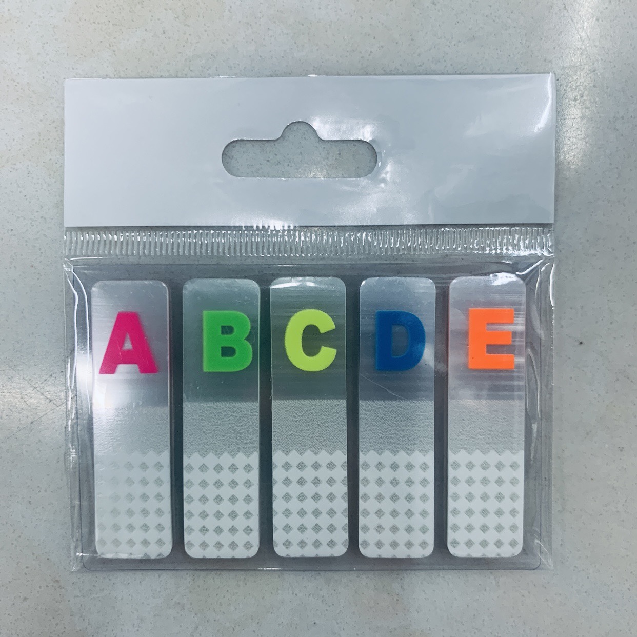 Bexdi Stationery Office Culture Learning Stationery Stationery Sticker Pet Flat Head N Times Abcde 27