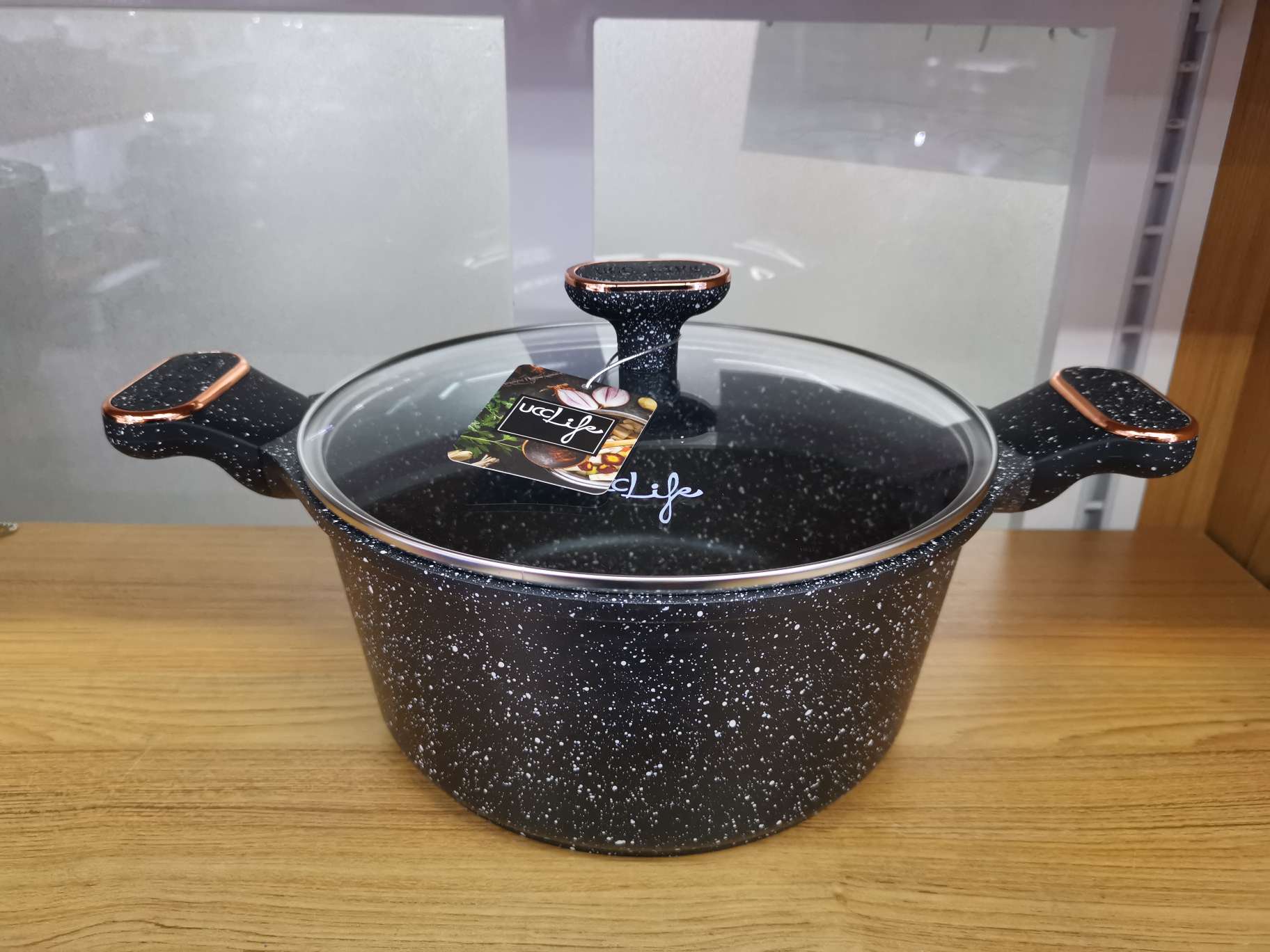 A 24cm large eared soup pot Specification image