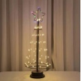 The rubber thread ironwork star Christmas tree ornament is warm