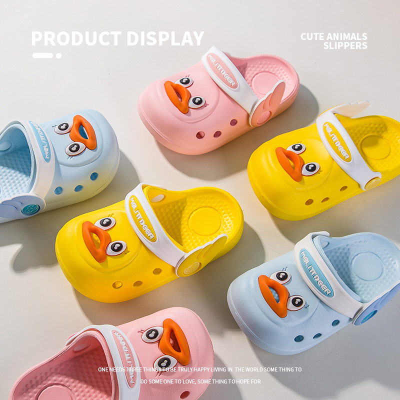 Deer Millie children's Crocs summer new baby soft soles slippers