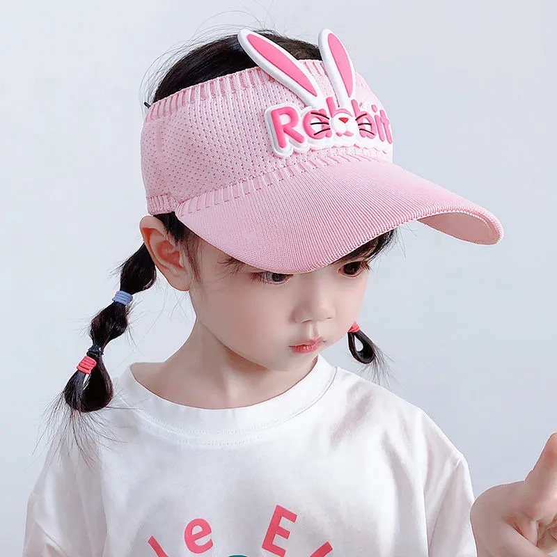 Children's Empty Top Hat Cartoon Rabbit Shade Cap In Children's Summer Uv Protection Sun Hat Baby Wings Specification drawing