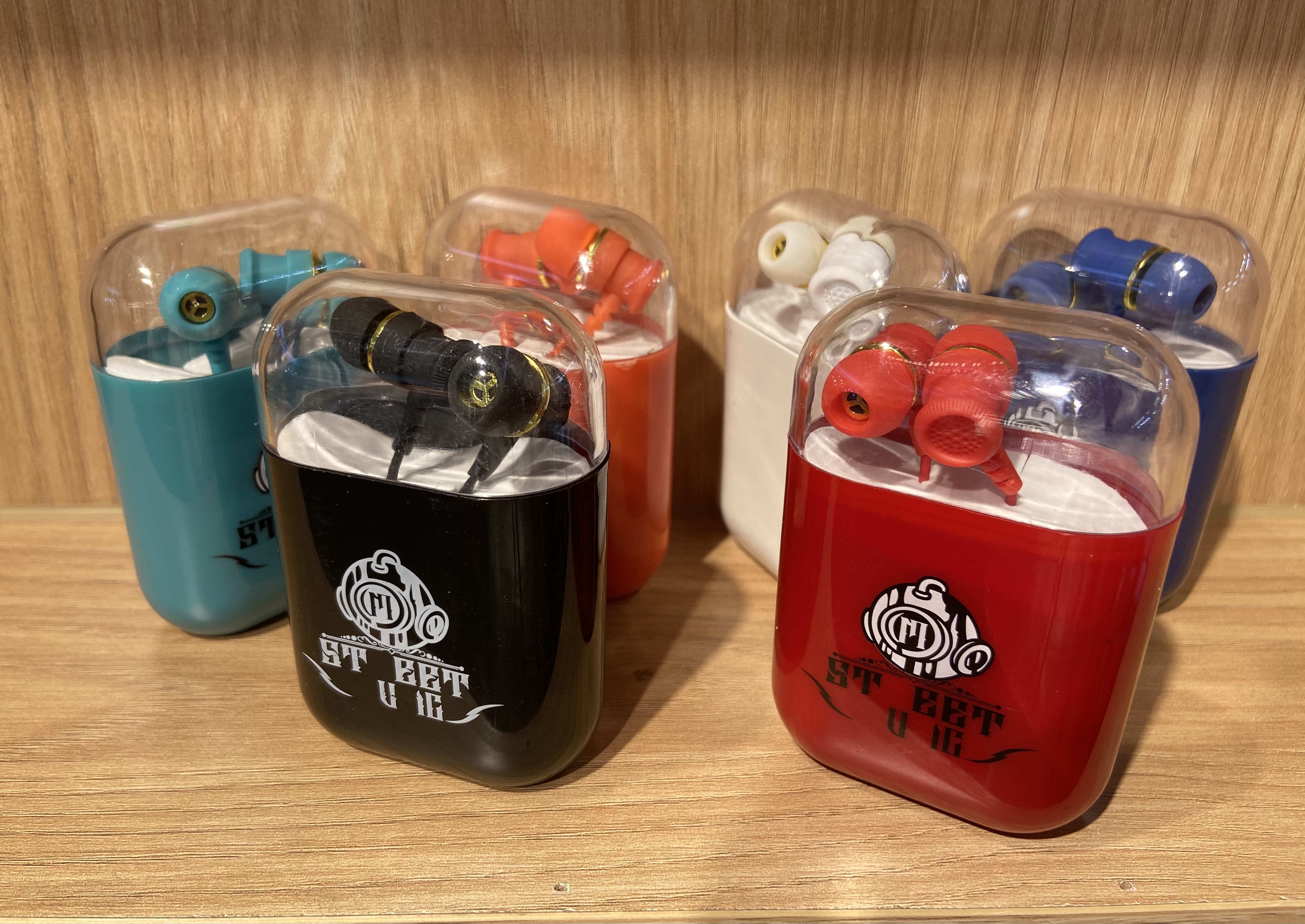 EV220 storage headphones, small headphones with microphone, in-ear earbuds Specification image