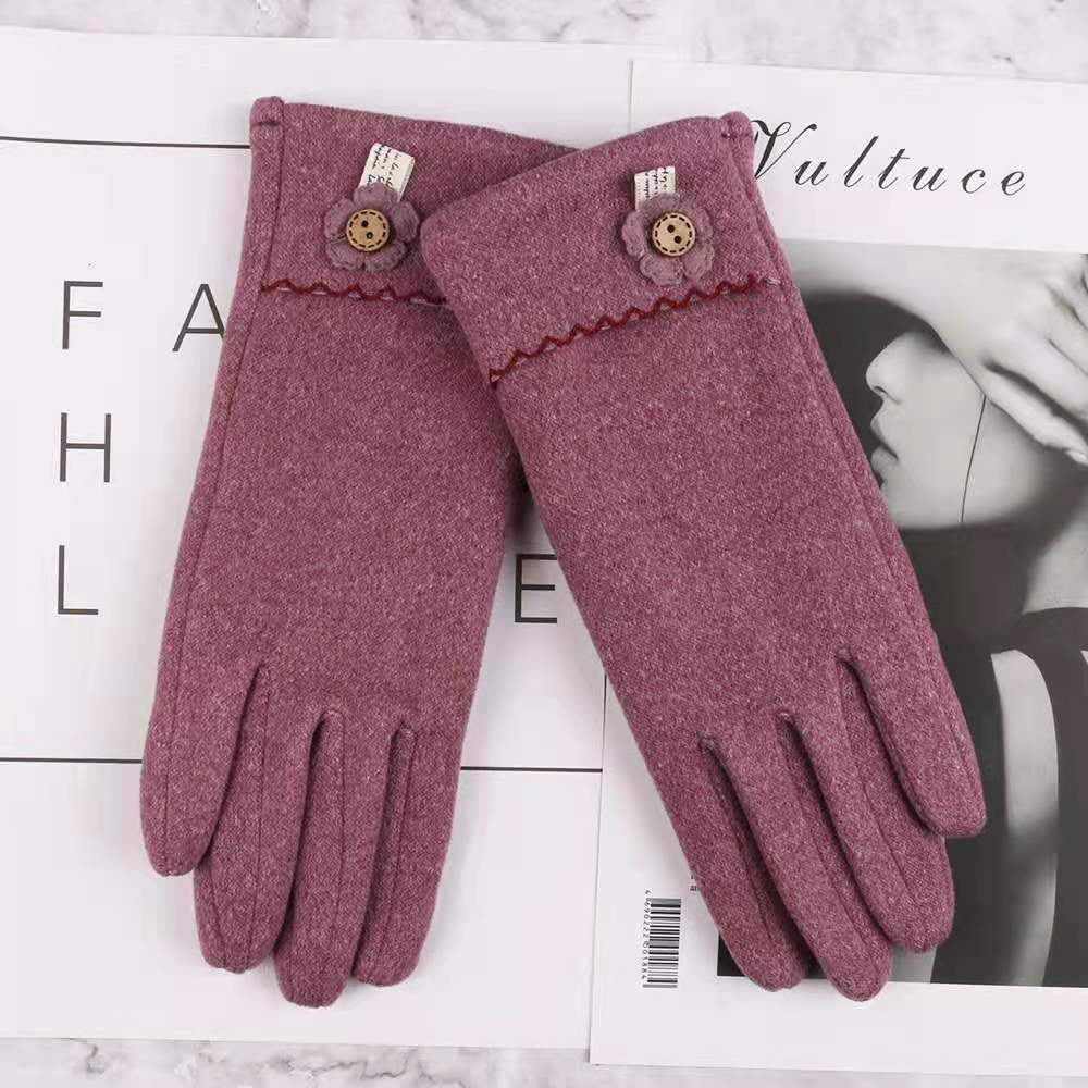 Female self-heating touch screen sun button flower