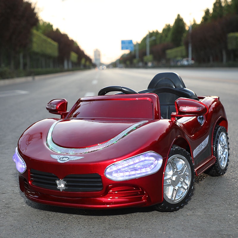儿童电动车玩具男孩女孩四轮遥控汽车123岁小孩充电玩具车可坐人图