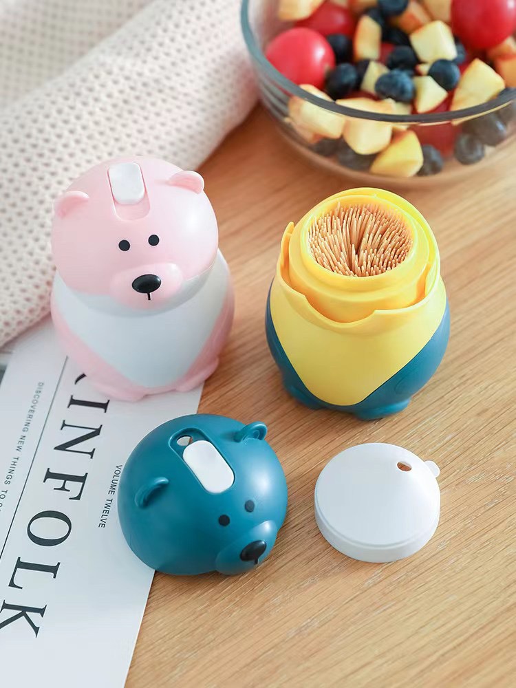 Teddy bear toothpick box details Picture
