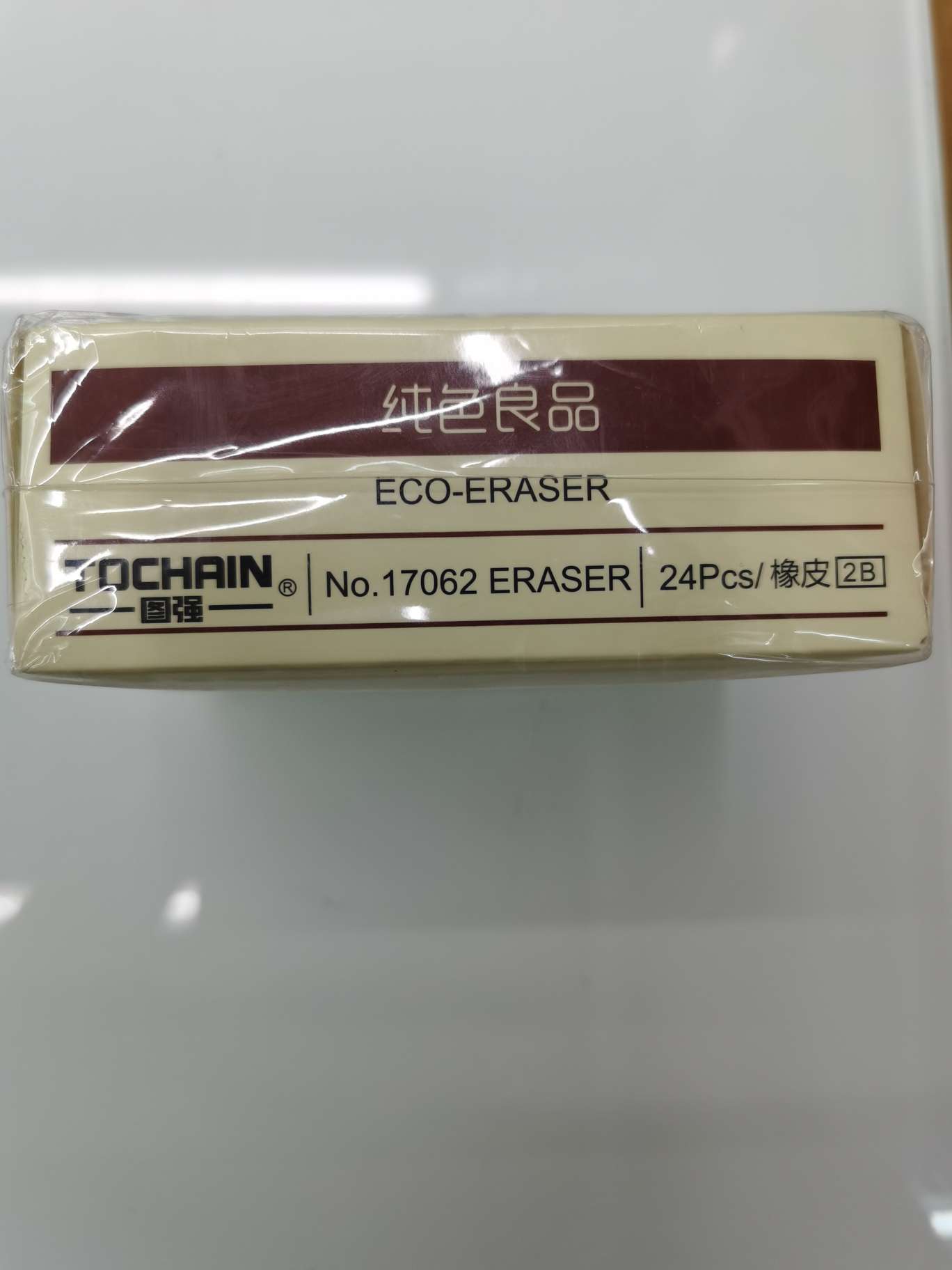 17062 Solid color quality eraser Specification image