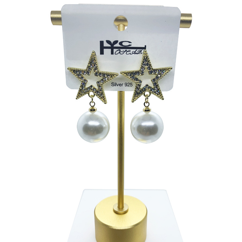 2021新款韩国925银针耳钉女简约耳环气质耳坠耳饰品流苏厂家批发 16