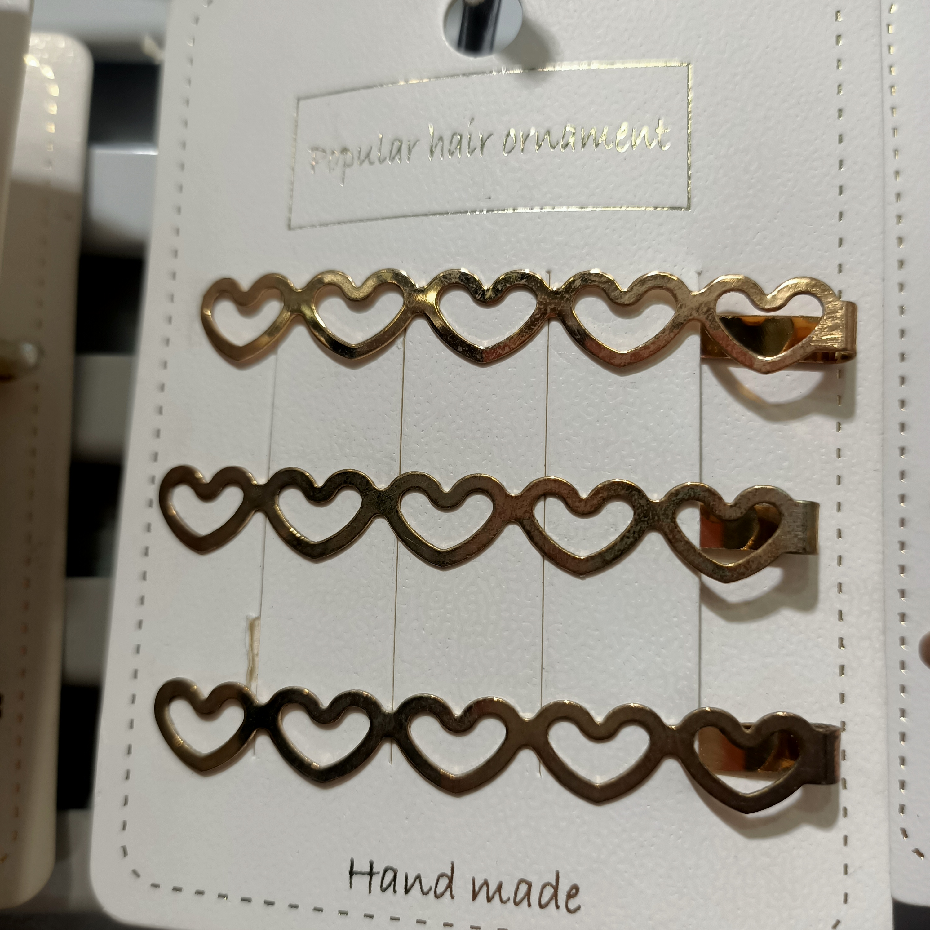 铁皮小桃心3件套