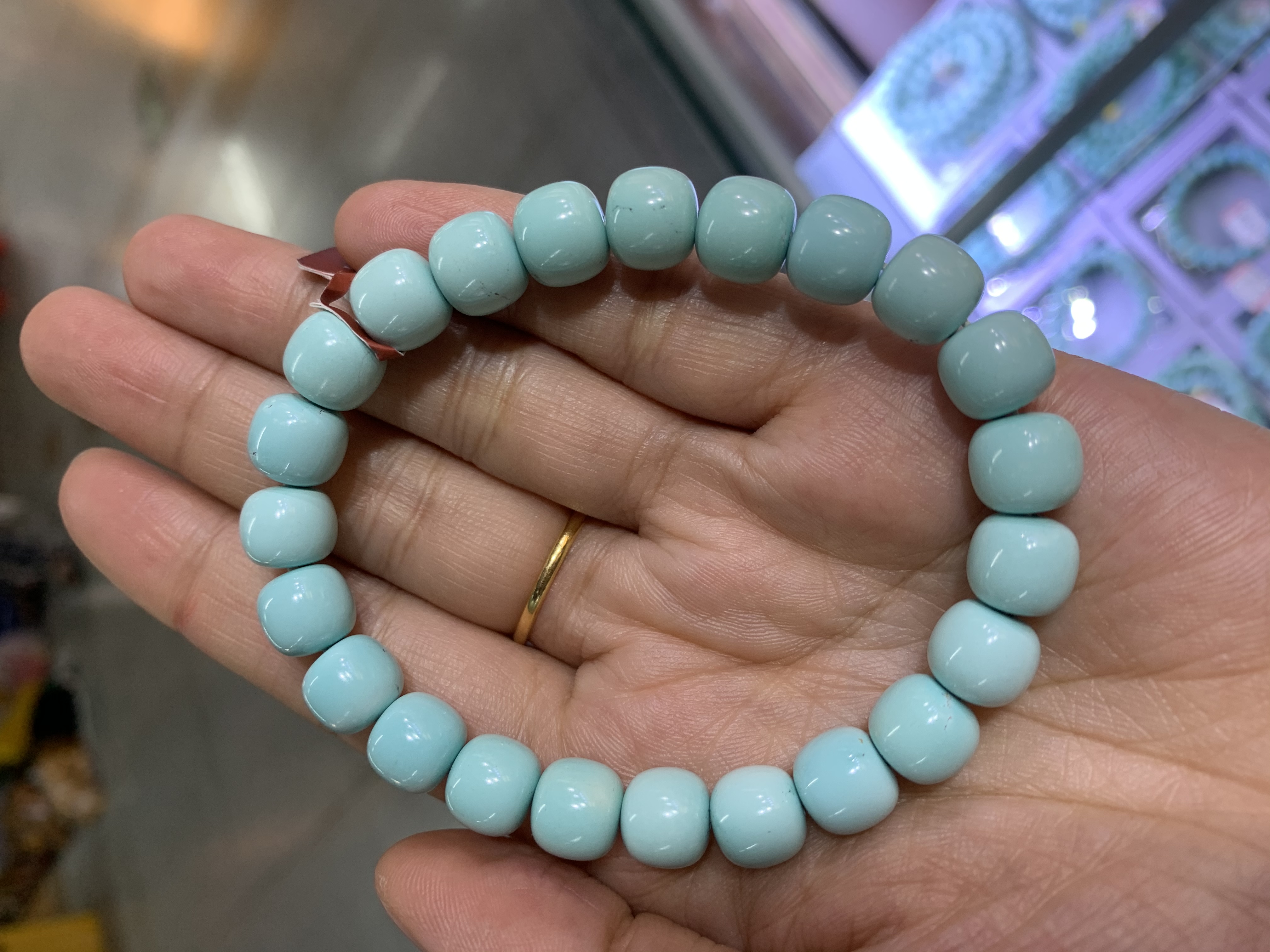 Turquoise bracelet Xiangyu 00055 details Picture