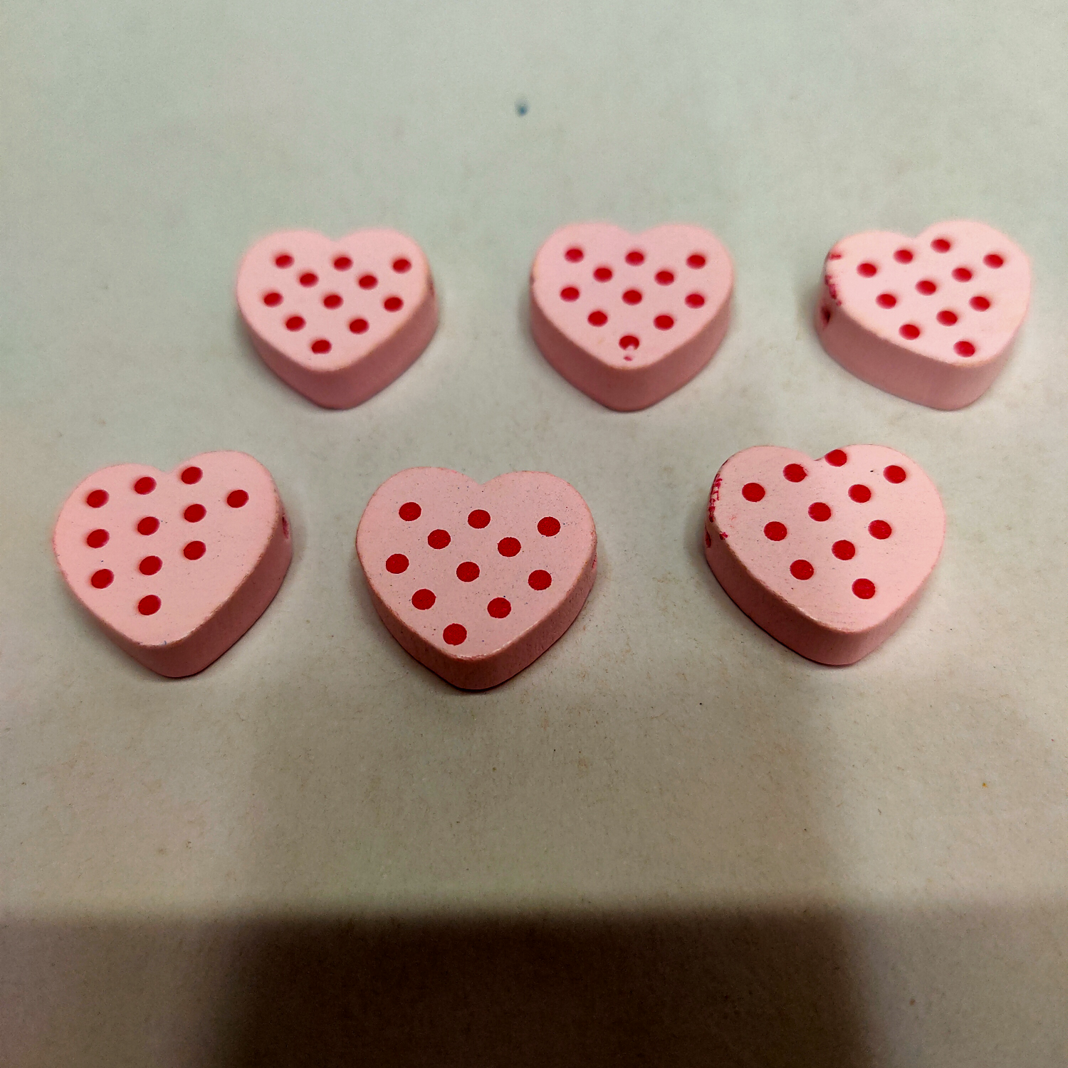 Manufacturers direct sales of wooden accessories peach dot pink