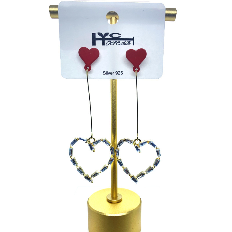 2021新款韩国925银针耳钉女简约耳环气质耳坠耳饰品流苏厂家批发 9详情图2