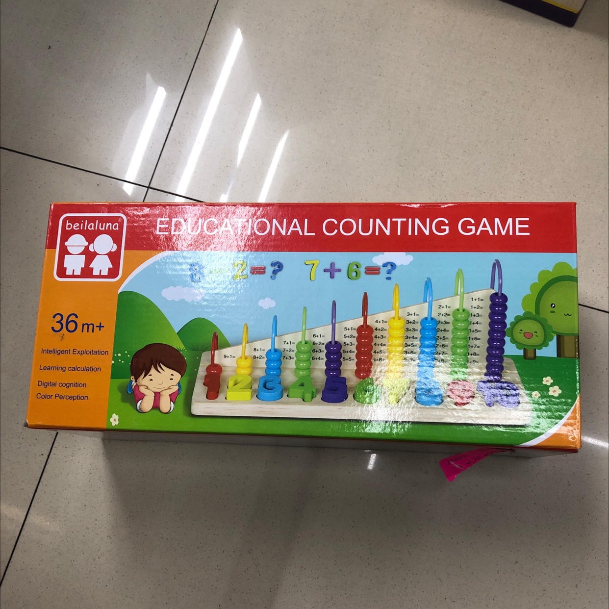 Wooden Abacus Educational Toy Students Parent-Child Interaction