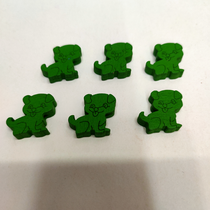 Factory direct wood accessories scan puppy green