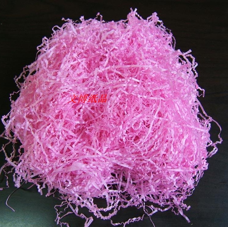 文博纸品 厂家直销 彩色纸丝 碎纸丝 填充纸丝 拉菲草 鸡窝草 礼品填充物 102