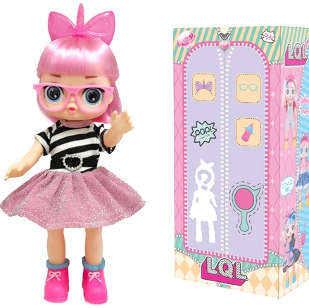 Vinyl doll girl Toy Princess series with lights and music mixed 09816a
