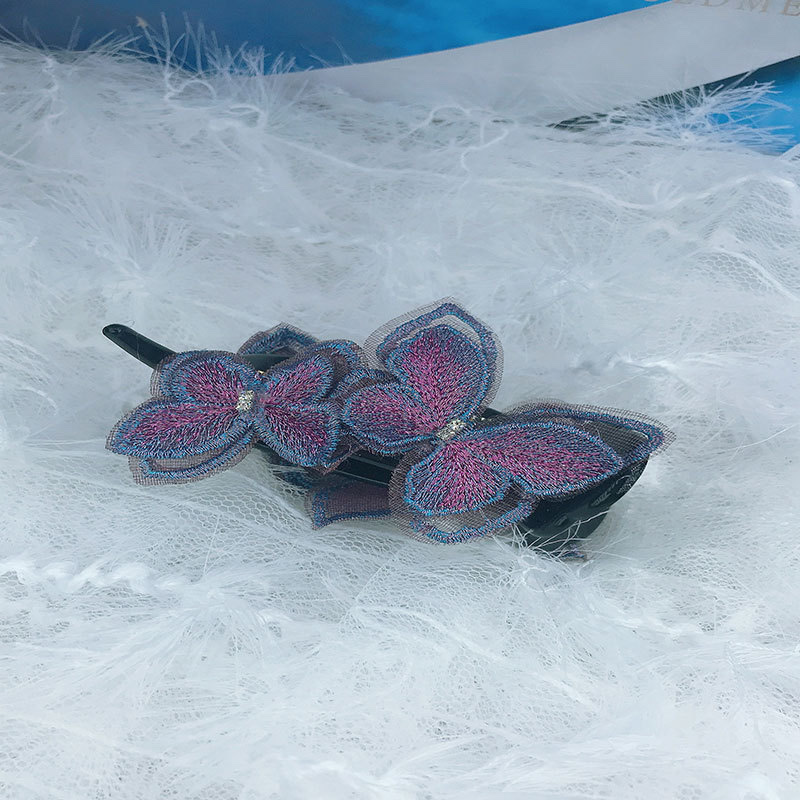 Korean lace butterfly hair clips, updo hair clips, ponytail clips, bun hair clips, back head clips, top clips, hair clips, headwear for women details Picture