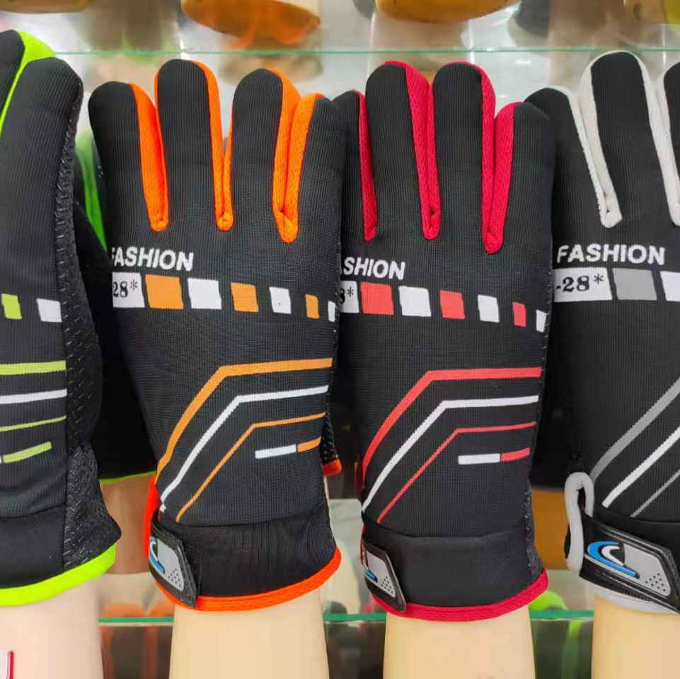 Men's sport thin touch screen arrow gloves