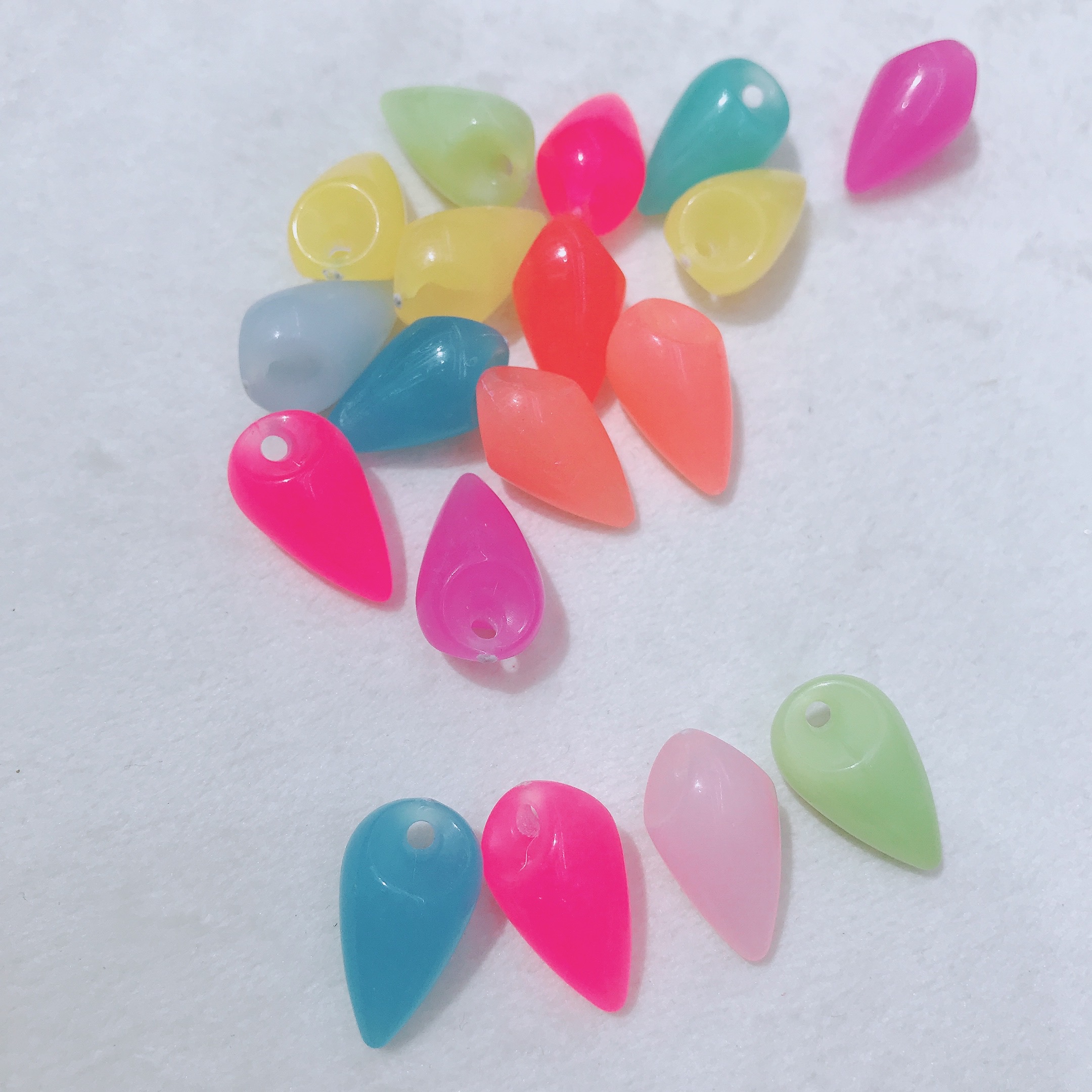 97橡皮亚克力珠， 发绳 皮筋，DIY 手 工 串珠  DIY