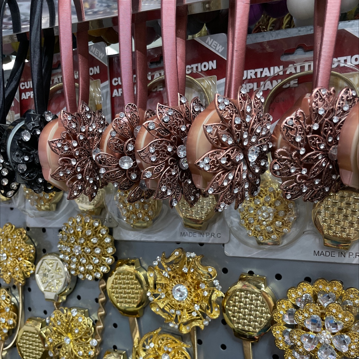 Curtain straps, magnetic buckles, metal magnetic binding straps Specification image