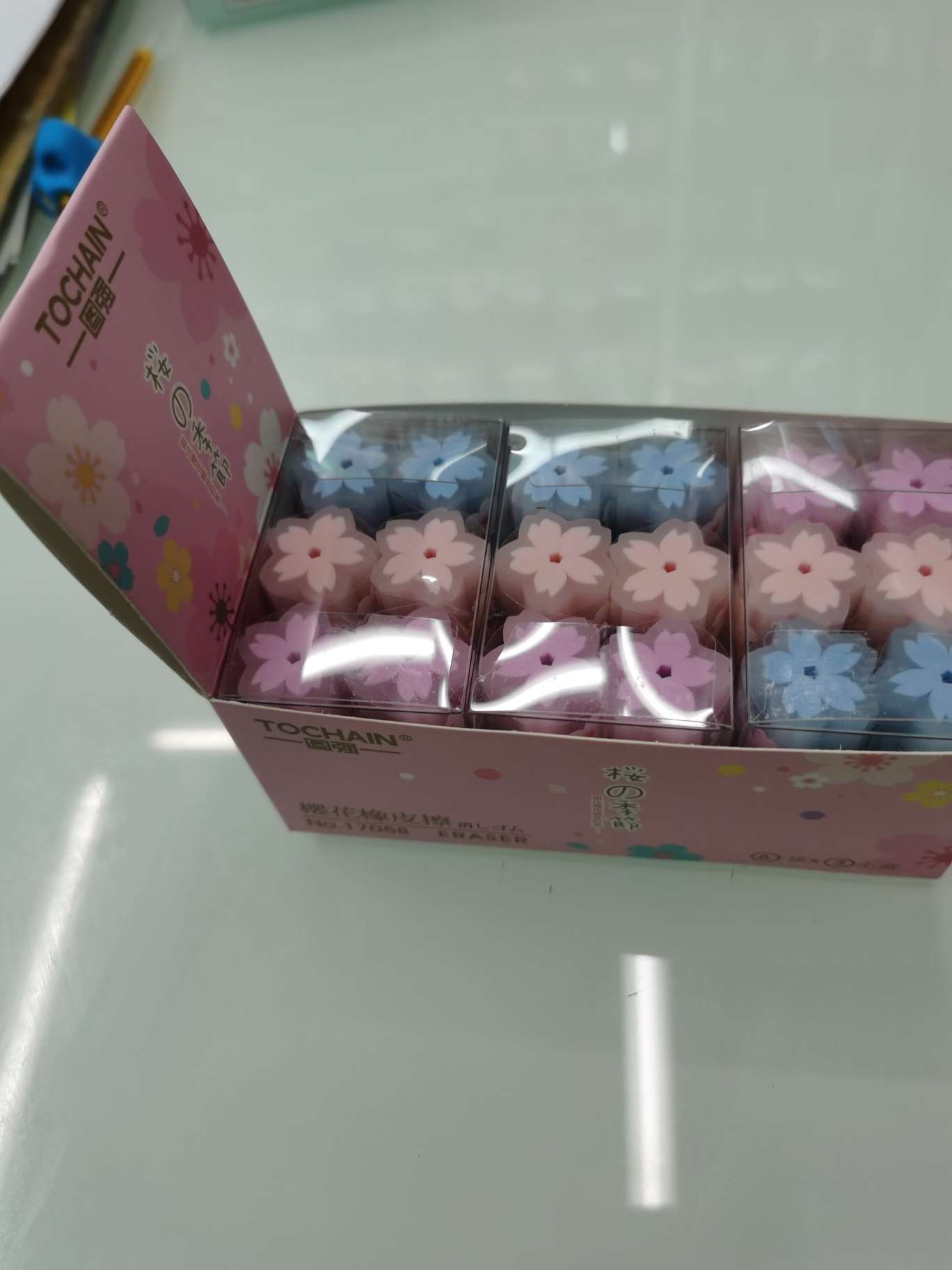 17062 Solid color quality eraser detail image 7