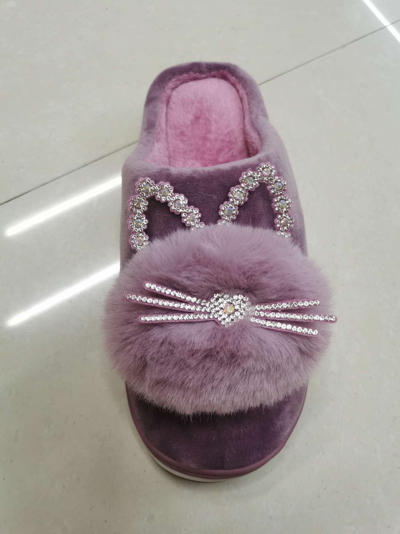 Winter cotton slippers details Picture