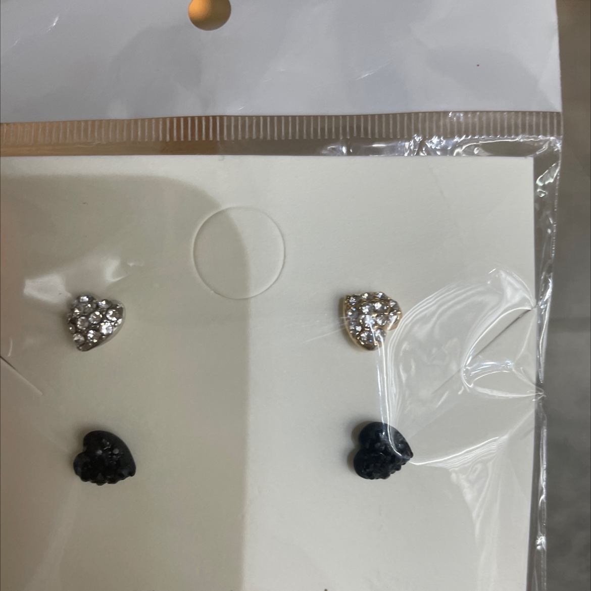 Today beauty Korean version earring heart series combination