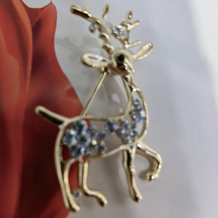 Western style style with brooch