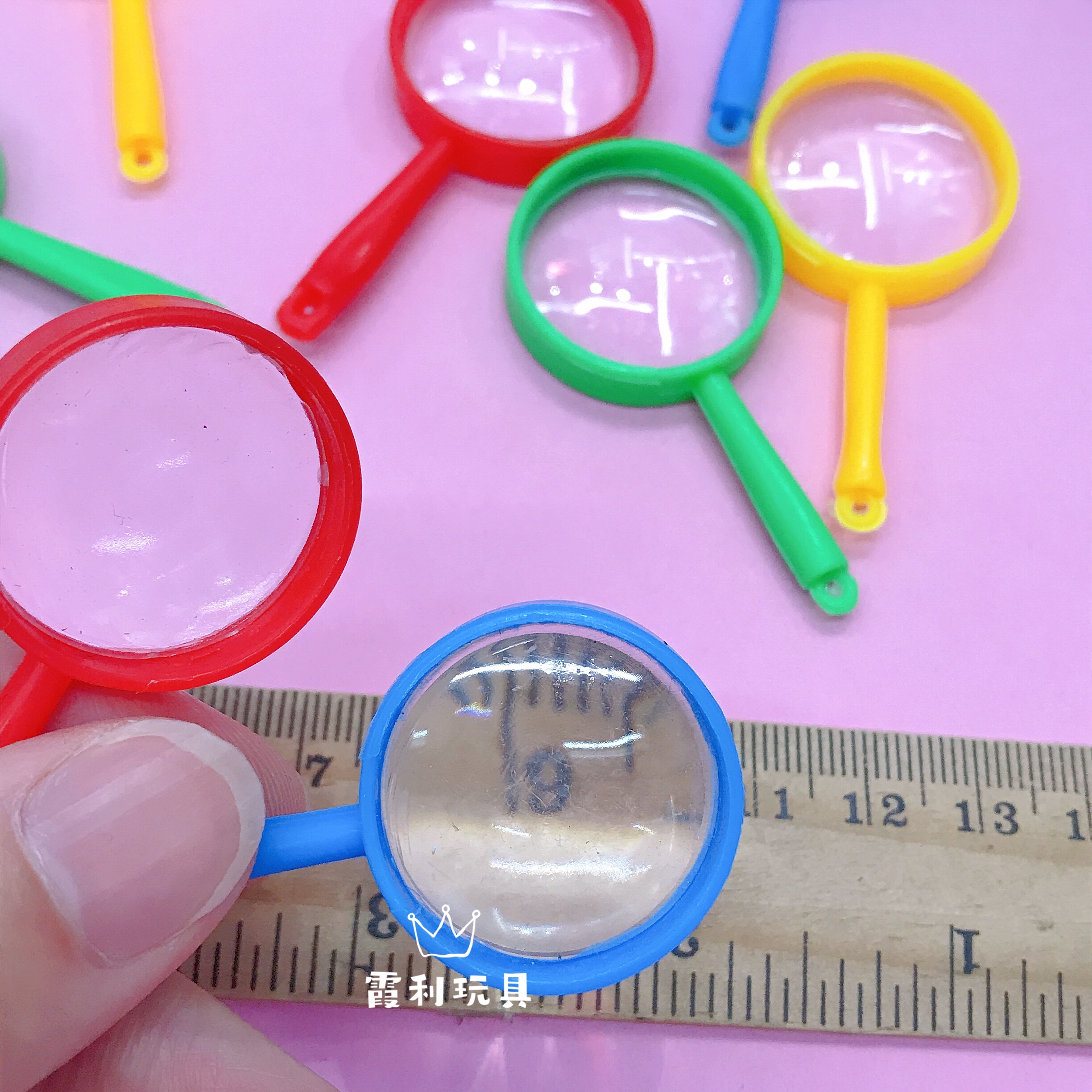 Mini magnifying glass children's plastic toy gift Gashapon detail image 3