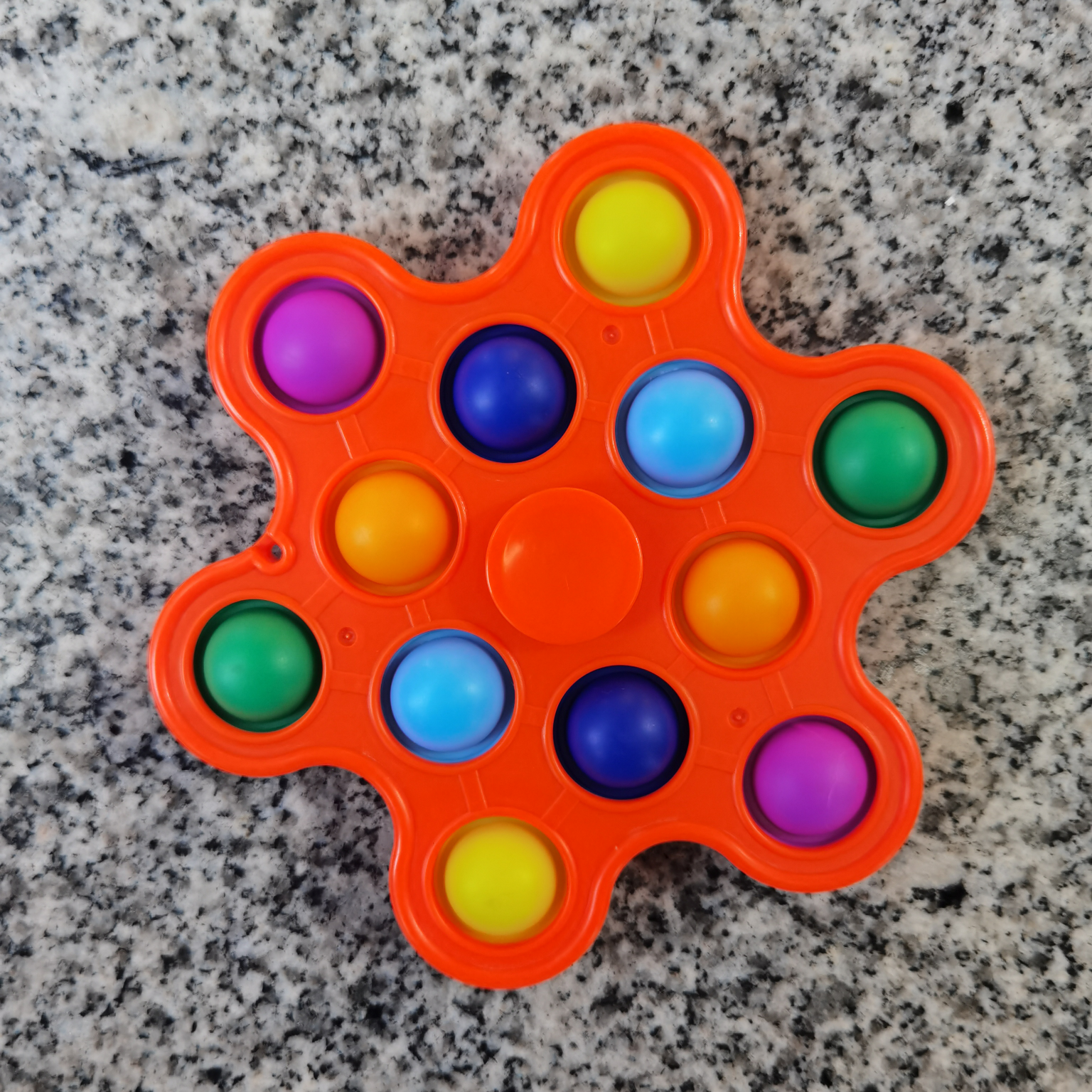 Doce agujeros de diversión de burbujas