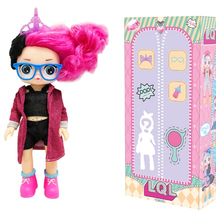 Vinyl doll girl toy Princess series with lights and music, multiple mixed sets 09820a