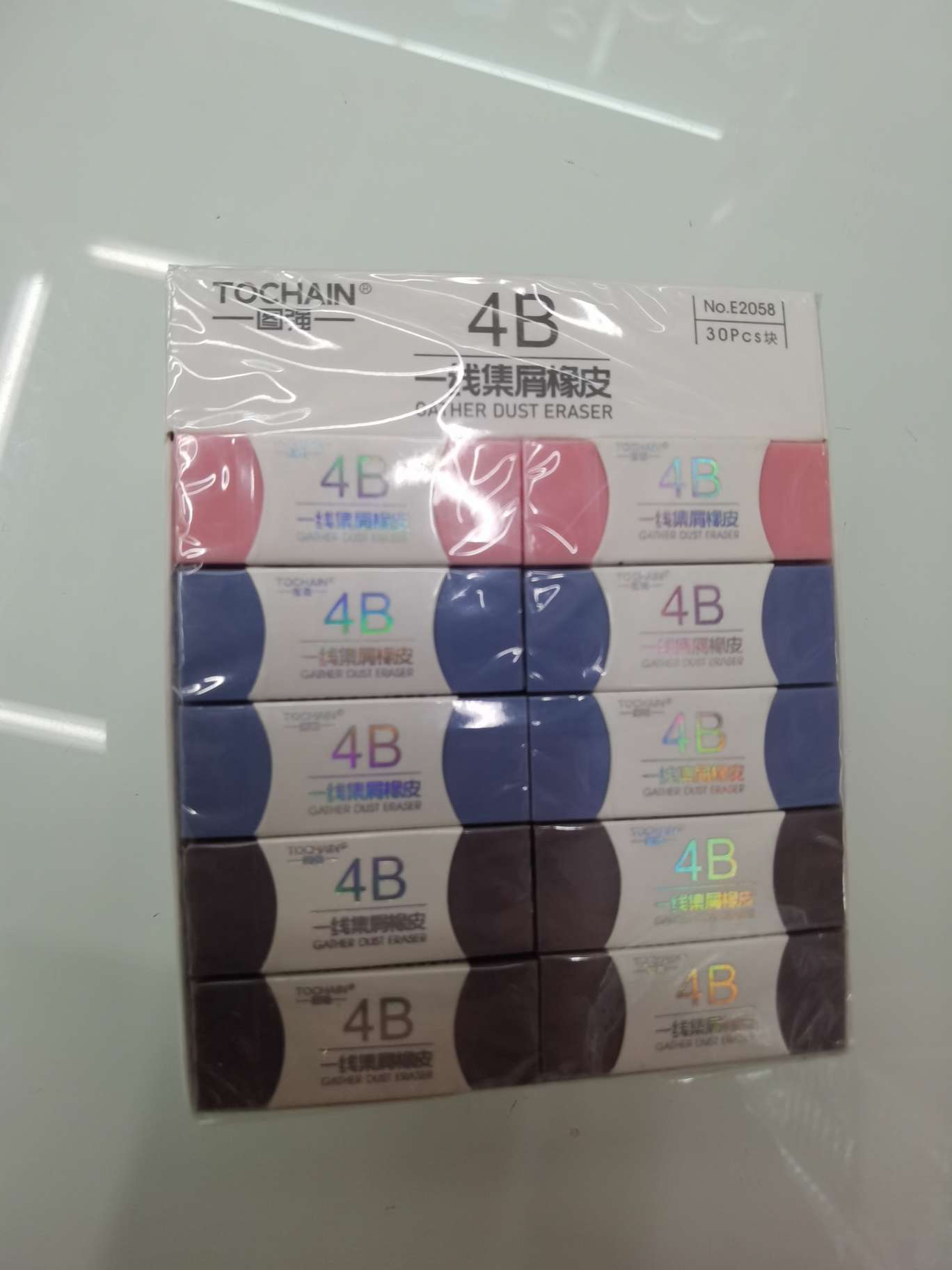 17062 Solid color quality eraser detail image 5