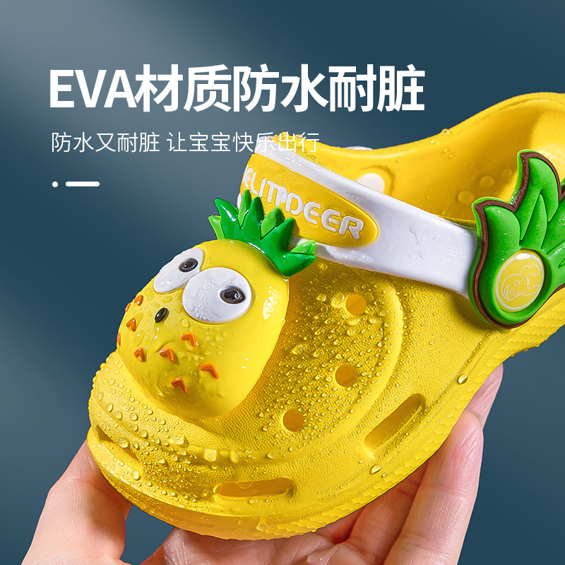 Little Deer Mili Children's Summer new Children's Crocs, home soft-soled anti-slip soft-soled children's slippers Application Scenario