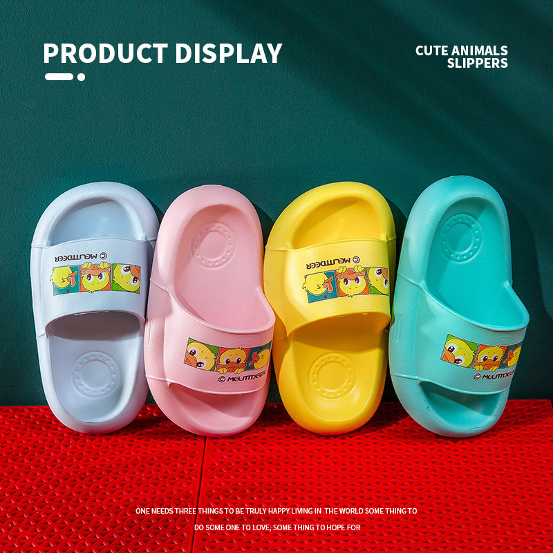 Millie children's slippers summer new anti-slip soft bottom cartoon cute home baby bathroom slippers