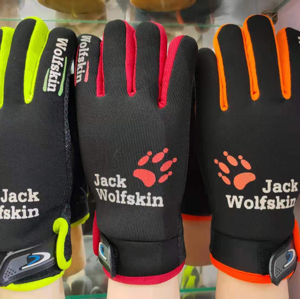 Men's sports claw print thin touch screen gloves
