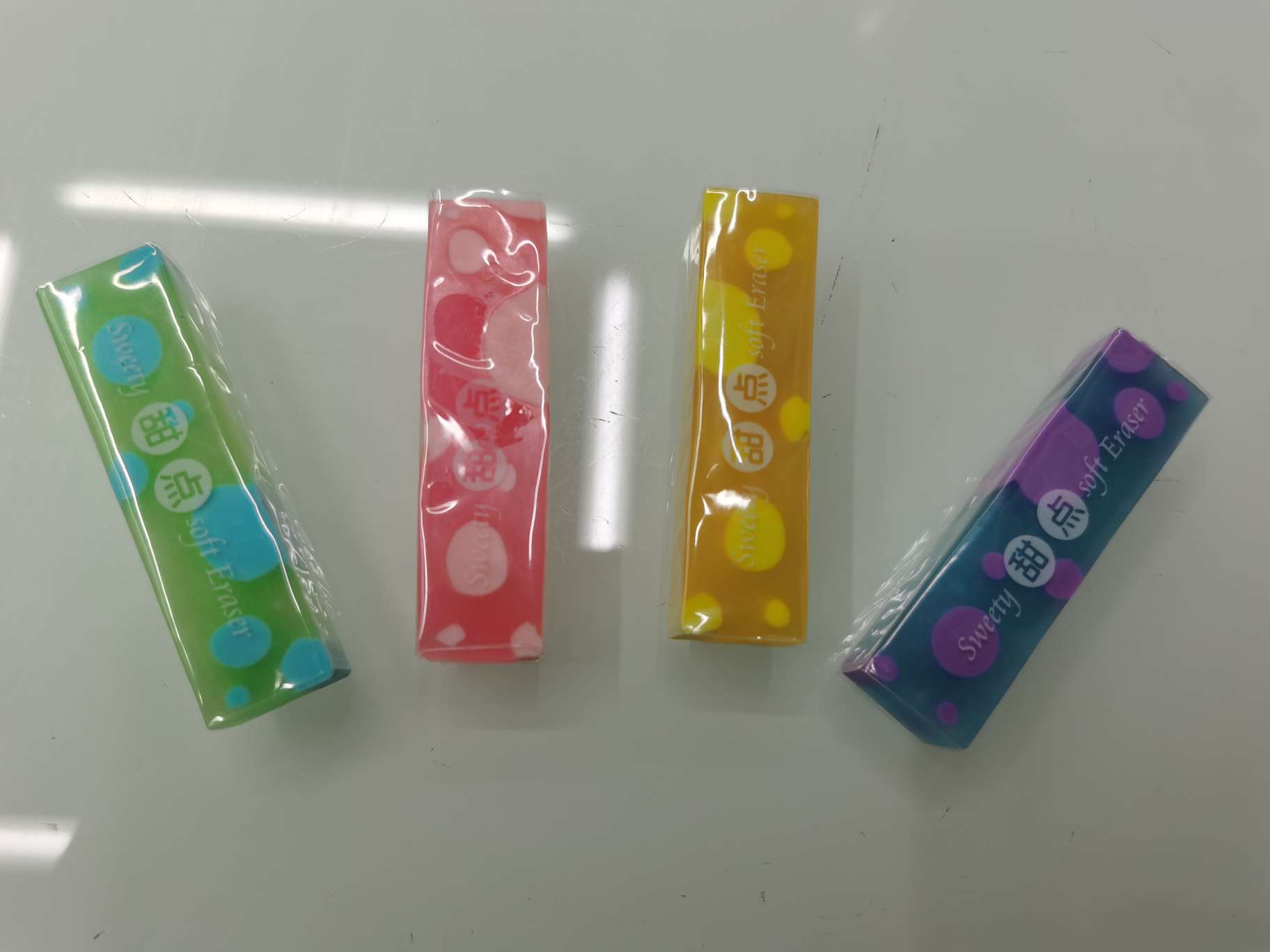 Dessert transparent 1701 eraser, exquisite office supplies, exquisite study supplies, factory direct sales, good quality and low price. Exquisite study supplies, factory direct sales, good quality and low price details Picture