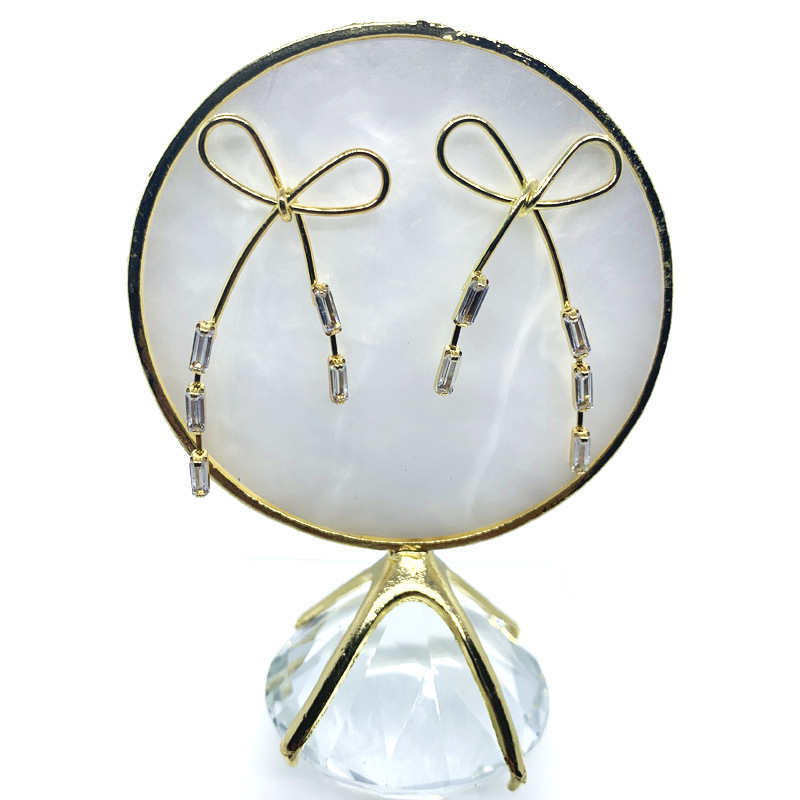 2021 New Korean 925 silver needle stud earrings for women, simple and elegant earrings, earrings and accessories, tassel factory wholesale 11 detail image 7