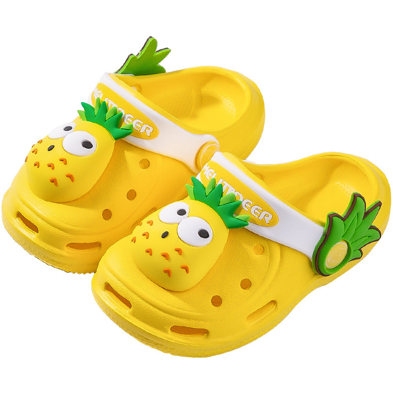 Little Deer Mili Children's Summer new Children's Crocs, home soft-soled anti-slip soft-soled children's slippers details Picture
