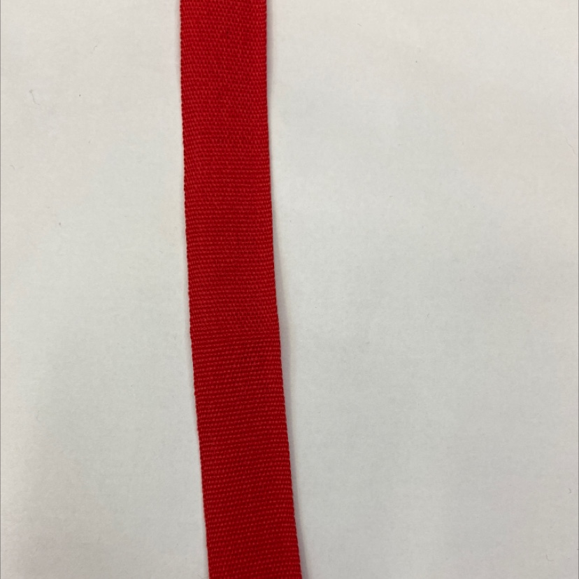 2 kg big red polyester plain ribbon 11#
