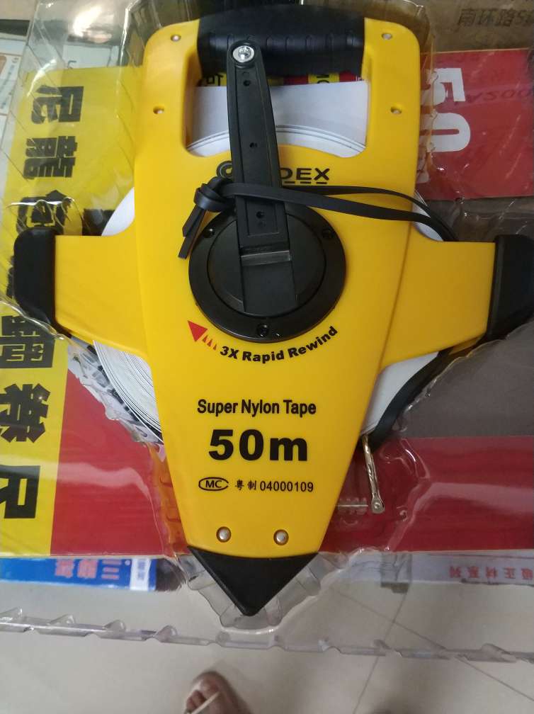 Nylon coated steel tape measure 50 meters long Specification image