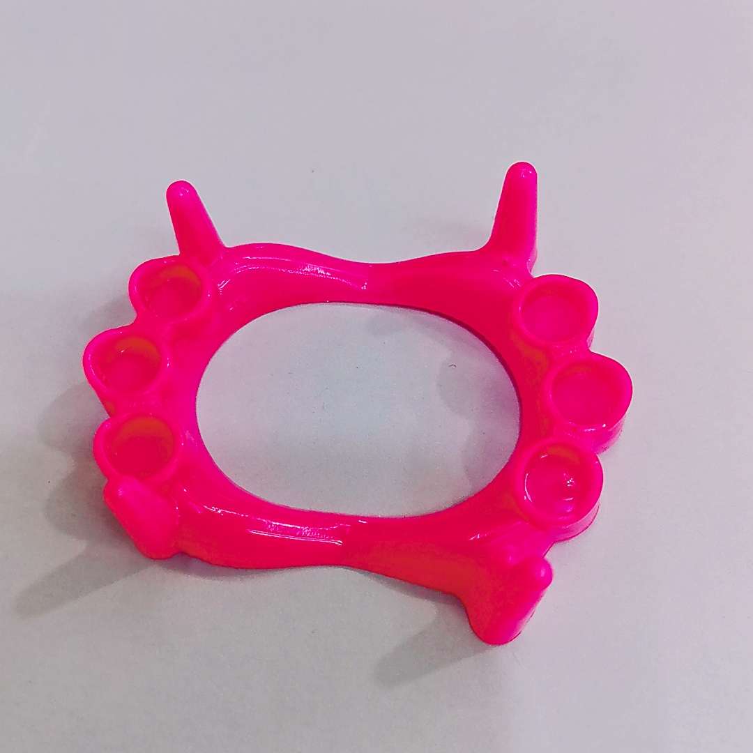 假牙多彩混色儿童cosplay道具派对用品整蛊搞怪塑料玩具蛋壳挂板配件赠品详情图9