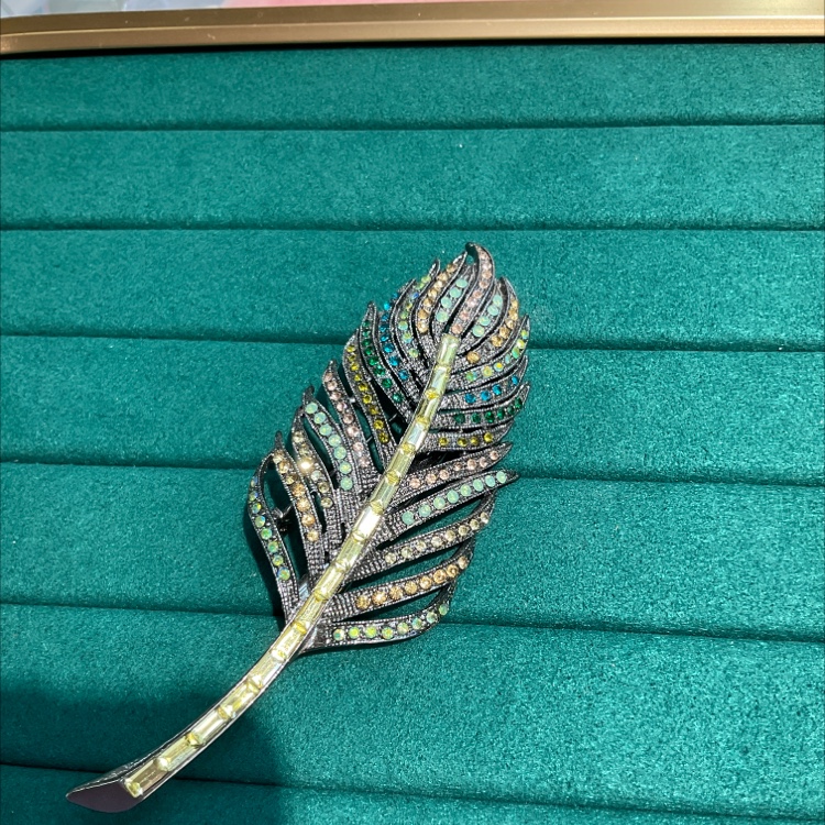 Leaf Crystal Fashion Trend High Quality Brooch
