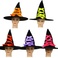 万圣节女巫婆帽子聚会派对舞会表演装饰道具丝带帽儿童角色表演图